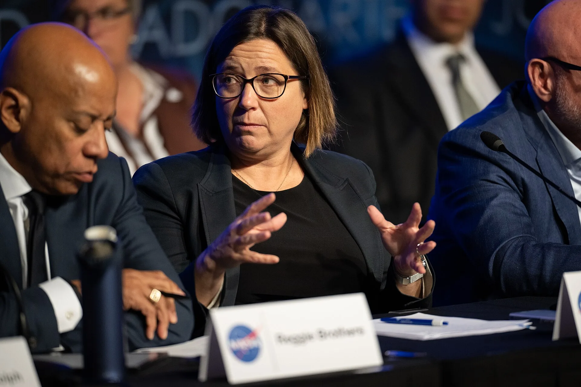 Shelley Wright, professor of Physics at the University of California San Diego's Center for Astrophysics and Space Studies, is seen during a public meeting of NASA’s unidentified anomalous phenomena (UAP) independent study team, Wednesday, May 31, 2023 at the Mary W. Jackson NASA Headquarters buildi. Analytics foundations questions to ask requesters, source owners and yourself