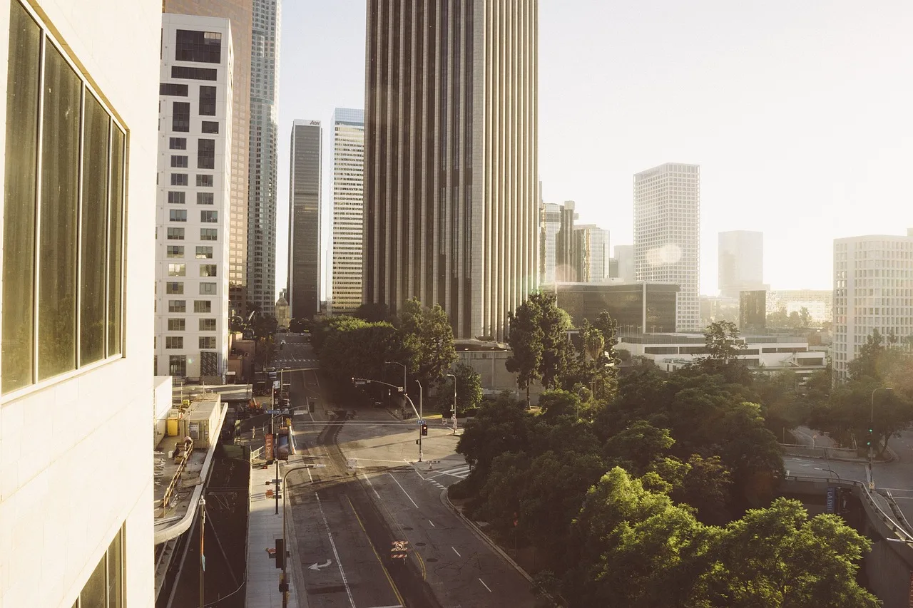 los angeles, usa, america, city, skyscrapers, urban, nature, buildings, architecture, downtown, street, financial, modern, sunset, roads, trees, sunshine, towers. How to calculate business intelligence ROI before the CFO asks