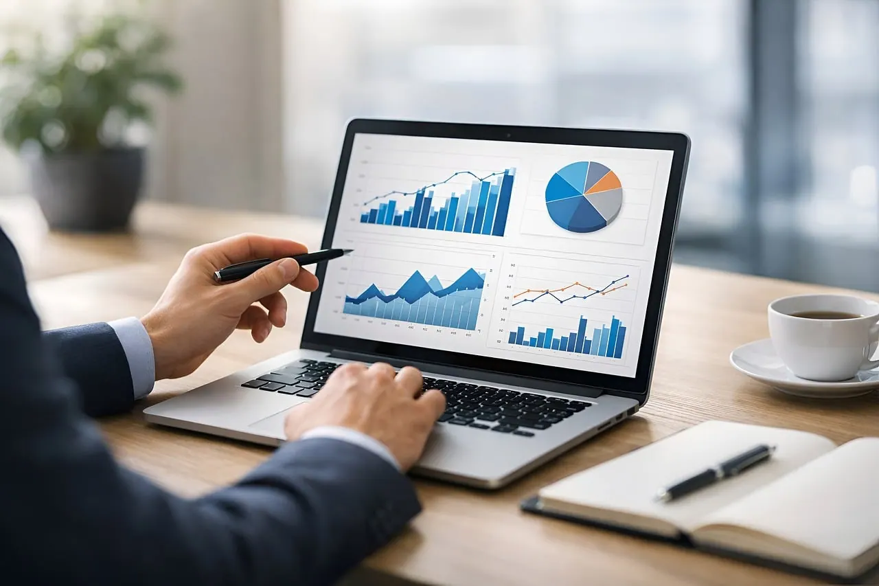 data, analysis, business, charts, graphs, analytics, finance, marketing, growth, strategy, report, laptop, office, work, corporate, technology, dashboard, planning, decision, inves